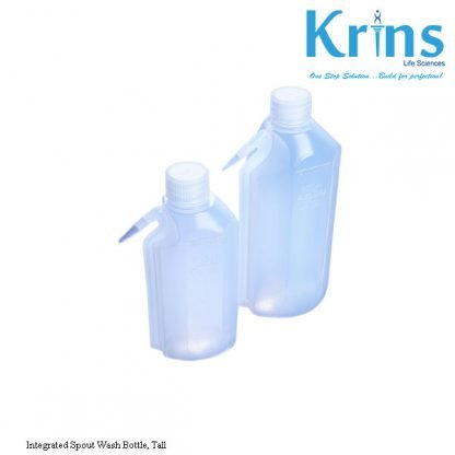 integrated spout wash bottle, tall