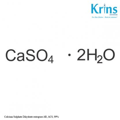 calcium sulphate dihydrate extrapure ar, acs, 99%