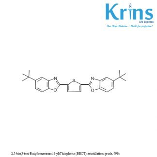 2,5 bis(5 tert butylbenzoxazol 2 yl)thiophene (bbot) scintillation grade, 99%