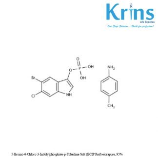 5 bromo 6 chloro 3 indolylphosphate p toluidine salt (bcip red) extrapure, 95%