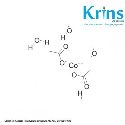 Cobalt (II) Acetate Tetrahydrate extrapure AR, ACS, ExiPlus™, 99%