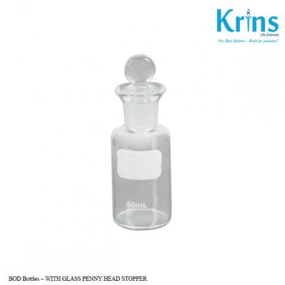 bod bottles – with glass penny head stopper