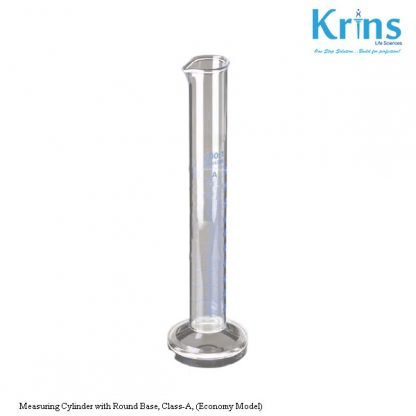 measuring cylinder with round base, class a, (economy model)–individual work certificate
