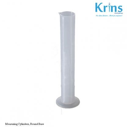 measuring cylinders, round base