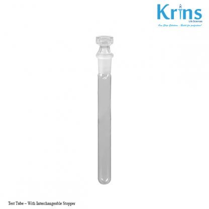 test tube – with interchangeable stopper